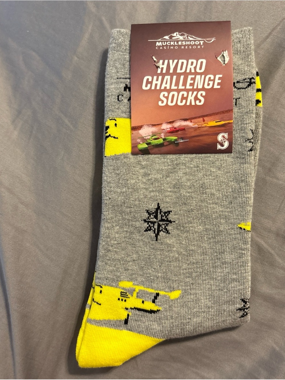 Seattle Mariners Hydro Challenge Socks - Father's Day SGA 6/15/25 Yellow
